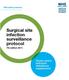 Scottish Surveillance of Healthcare Associated Infection Programme (SSHAIP) Health Protection Scotland (HPS) SSI Surveillance Protocol 7th Edition