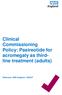 Clinical Commissioning Policy: Pasireotide for acromegaly as thirdline treatment (adults)