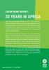 30 Years in Africa. Oxfam Work Report: