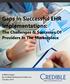 Gaps In Successful EHR Implementations: The Challenges & Successes Of Providers In The Marketplace