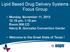 Lipid Based Drug Delivery Systems Focus Group