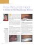 How Wounds Heal: A Guide for the Wound-care Novice