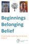 Beginnings Belonging Belief