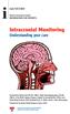Intracranial Monitoring Understanding your care