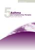 Health professionals. 5Asthma. and Complementary Therapies. A guide for health professionals