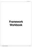 WHO/MSD/MSB 00.2a. Framework Workbook. Framework Workbook
