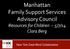 Manhattan Family Support Services Advisory Council Resources for Children 5/7/14 Clara Berg. New York Deaf-Blind Collaborative