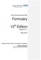 Formulary. 12 th Edition. Version14.1. May Eleanore Atkinson Medicines Information Pharmacist. Drug and Therapeutics Committee