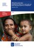 Thirty-five years later Evaluating the impacts of a child health and family planning programme in Bangladesh January Impact Evaluation Report 39
