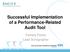 Successful Implementation of a Performance-Related Audit Tool. Pamela Parker Lead Sonographer