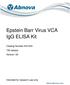 Epstein Barr Virus VCA IgG ELISA Kit