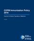 COFM Immunization Policy 2016
