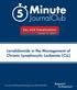 Key ASH Presentations Issue 2, Lenalidomide in the Management of Chronic Lymphocytic Leukemia (CLL)