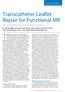 Treatment for functional mitral regurgitation