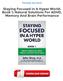 Read & Download (PDF Kindle) Staying Focused In A Hyper World: Book 1; Natural Solutions For ADHD, Memory And Brain Performance