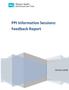 PPI Information Sessions: Feedback Report