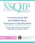 User Guide for the 2016 ACS NSQIP Pediatric Participant Use Data File (PUF)