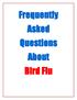 Frequently Asked Questions About Bird Flu