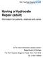 Having a Hydrocele Repair (adult)