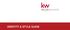 IDENTITY & STYLE GUIDE. Keller Williams Identity & Style Guide 09.14v2