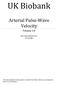 UK Biobank. Arterial Pulse-Wave Velocity. Version th April 2011