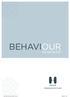 BEHAVIOUR WORKSHOP. Changing behaviour for good. 0020_Hamell_Workshop_Workbook_FAW.indd 1 14/09/ :43