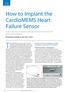 The CardioMEMS HF system (Abbott Vascular,
