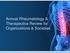 Annual Rheumatology & Therapeutics Review for Organizations & Societies