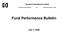 Fund Performance Bulletin