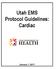Utah EMS Protocol Guidelines: Cardiac