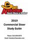 2019 Commercial Steer Study Guide