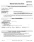 Material Safety Data Sheet MSDS ID: SK-117D