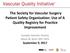 The Society for Vascular Surgery Patient Safety Organization: Use of A Quality Registry for Practice Improvement