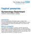Gynaecology Department Patient Information Leaflet
