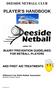 DEESIDE NETBALL CLUB PLAYER S HANDBOOK. established 1979 INJURY PREVENTION GUIDELINES FOR NETBALL PLAYERS AND FIRST AID TREATMENTS