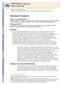 NIH Public Access Author Manuscript Rheum Dis Clin North Am. Author manuscript; available in PMC 2011 August 1.