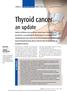 Thyroid cancer an update