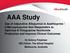 AAA Study. Dr Antony Friedman IBD Fellow, The Alfred Hospital Melbourne, Australia