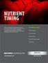 Nutrient. This guide will cover
