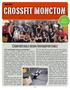 CROSSFIT MONCTON. Comfortable being Uncomfortable. May Monthly Newsletter