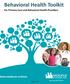 Behavioral Health Toolkit For Primary Care and Behavioral Health Providers