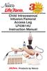 Child Intraosseousseous Infusion/Femoral Access Leg LF03614U Instruction Manual