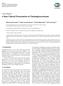 Case Report A Rare Clinical Presentation of Cholangiocarcinoma
