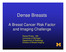 Dense Breasts. A Breast Cancer Risk Factor and Imaging Challenge