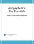 Antipsychotics: The Essentials. Module 5: A Primer on Selected Antipsychotics
