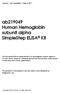 ab Human Hemoglobin subunit alpha SimpleStep ELISA Kit