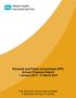 Personal and Public Involvement (PPI) Annual Progress Report 1 January March 2014