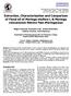 Extraction, Characterization and Comparison of Fixed oil of Moringa oleifera L & Moringa concanensis Nimmo Fam.Moringaceae