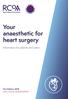Your anaesthetic for heart surgery