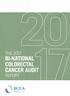 THE 2017 BI-NATIONAL COLORECTAL CANCER AUDIT REPORT